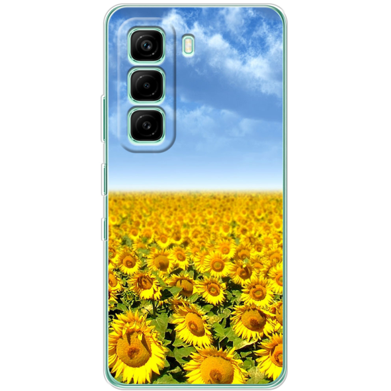 Чохол BoxFace Infinix Hot 60i Подсолнухи
