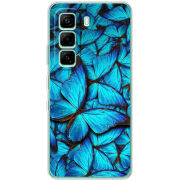 Чохол BoxFace Infinix Hot 60i лазурные бабочки