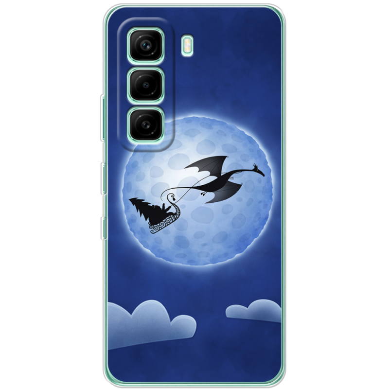 Чохол BoxFace Infinix Hot 60i Christmas Dragon