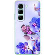 Чохол BoxFace Infinix Hot 60i Orchids and Butterflies