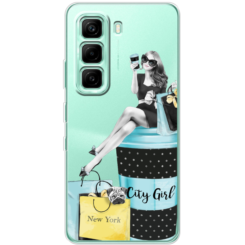 Прозорий чохол BoxFace Infinix Hot 60i City Girl