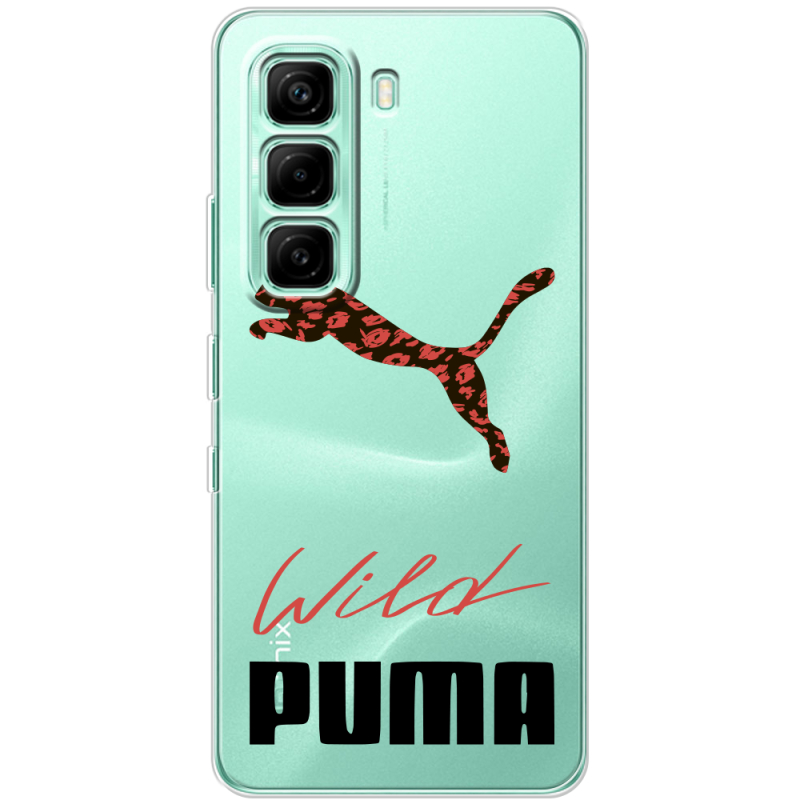 Прозорий чохол BoxFace Infinix Hot 60i Wild Cat