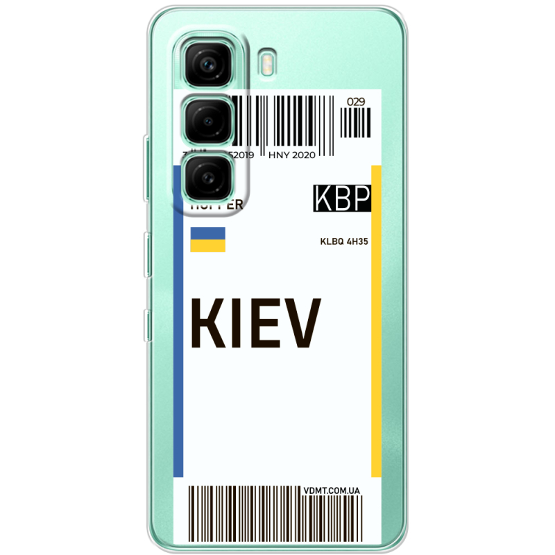 Прозорий чохол BoxFace Infinix Hot 60i Ticket Kiev