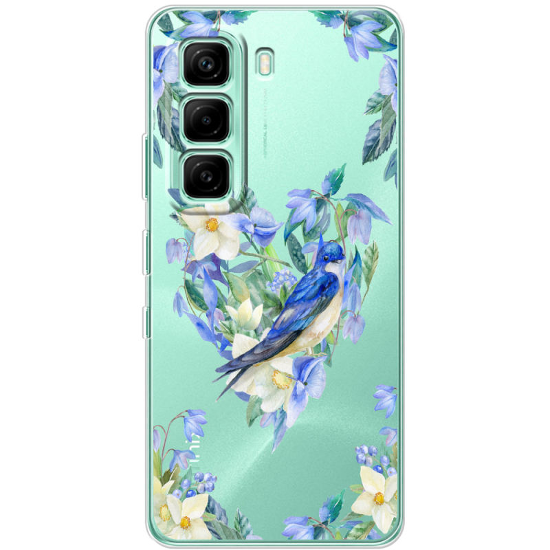 Прозорий чохол BoxFace Infinix Hot 60i Spring Bird