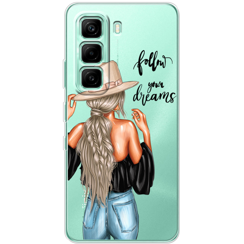 Прозорий чохол BoxFace Infinix Hot 60i Follow Your Dreams