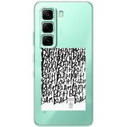 Прозорий чохол BoxFace Infinix Hot 60i Blah Blah