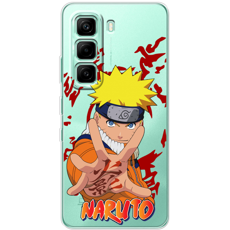 Прозорий чохол BoxFace Infinix Hot 60i Naruto