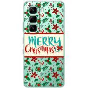 Прозорий чохол BoxFace Infinix Hot 60i Vintage Christmas Pattern