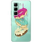 Прозорий чохол BoxFace Infinix Hot 60i Donuts