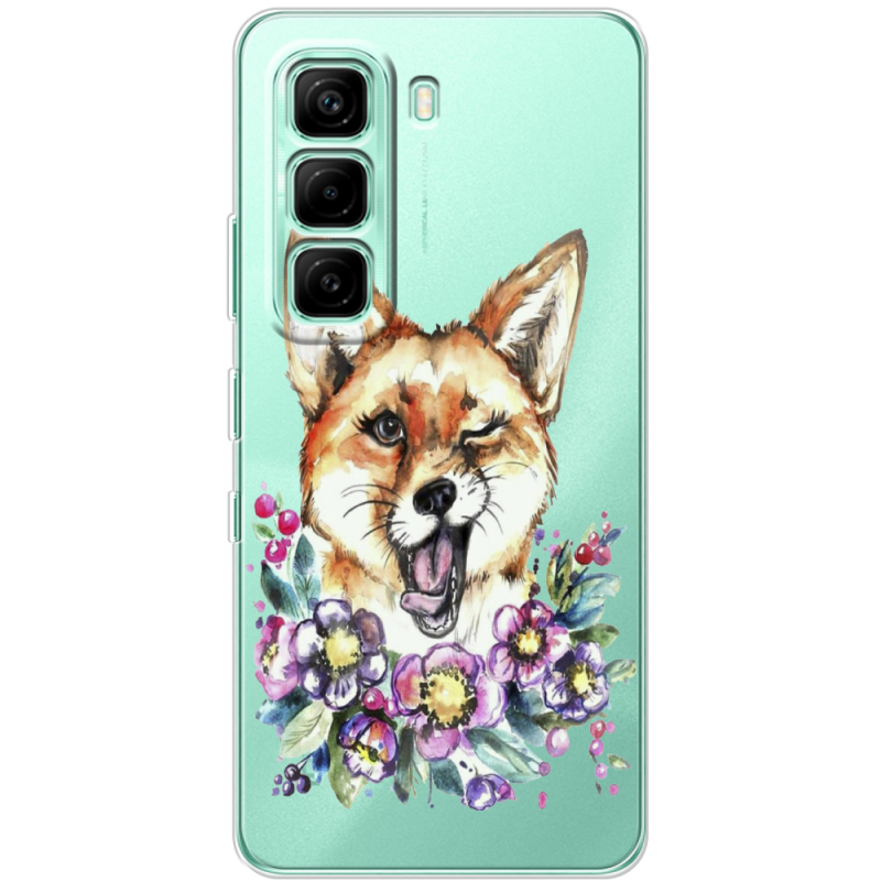Прозорий чохол BoxFace Infinix Hot 60i Winking Fox