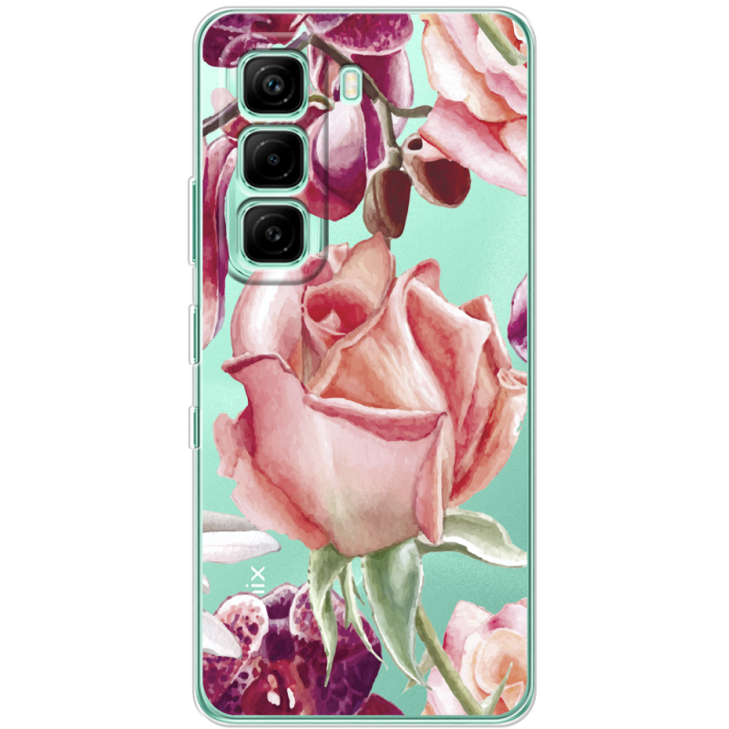 Прозорий чохол BoxFace Infinix Hot 60i Rose