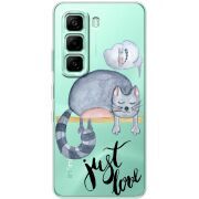 Прозорий чохол BoxFace Infinix Hot 60i Just Love