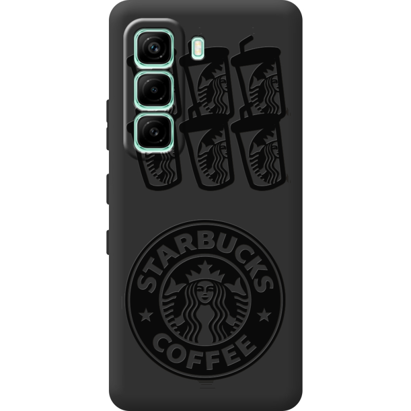 Чорний чохол BoxFace Infinix Hot 60i Black Coffee