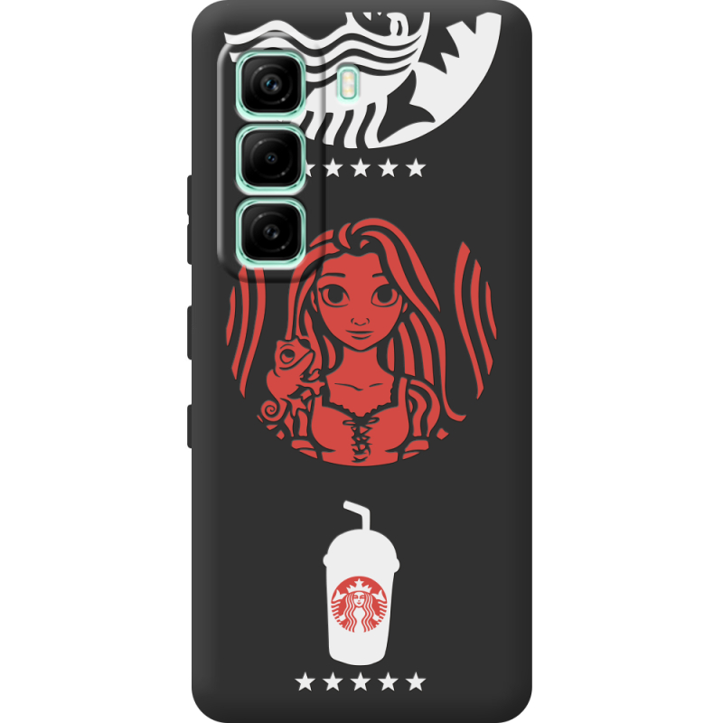 Чорний чохол BoxFace Infinix Hot 60i RedWhite Coffee