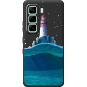 Чорний чохол BoxFace Infinix Hot 60i Lighthouse