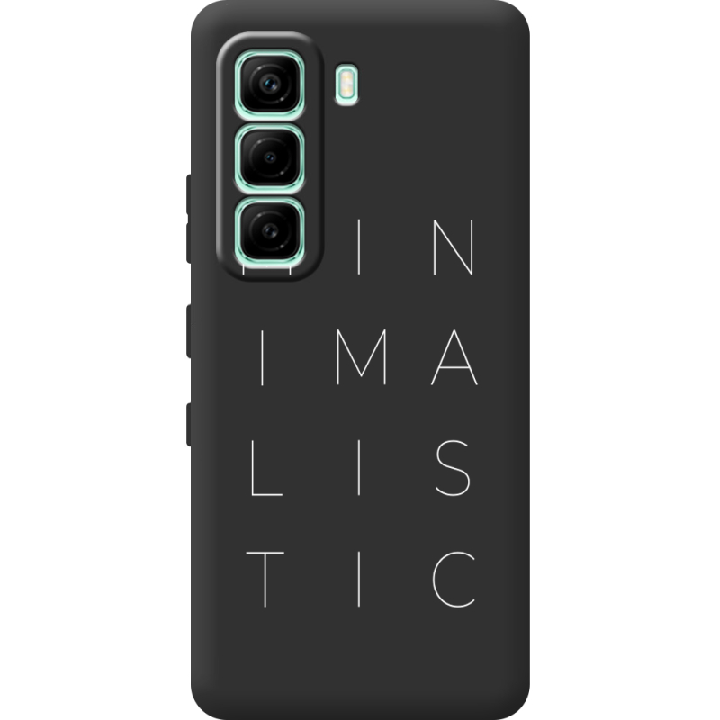 Чорний чохол BoxFace Infinix Hot 60i Minimalistic