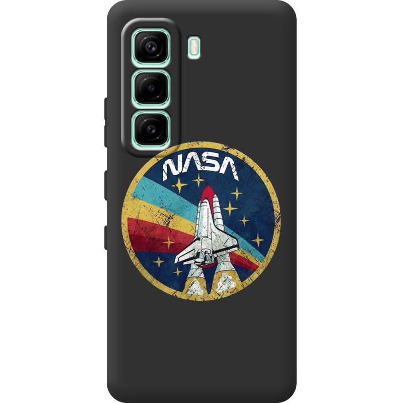 Чорний чохол BoxFace Infinix Hot 60i NASA