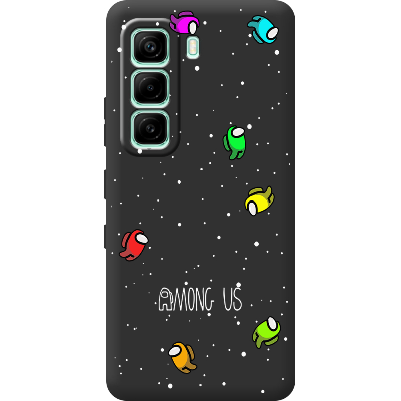 Чорний чохол BoxFace Infinix Hot 60i Among Us Invisible