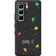 Чорний чохол BoxFace Infinix Hot 60i Among Us Invisible