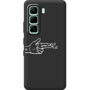 Чорний чохол BoxFace Infinix Hot 60i Pew Pew