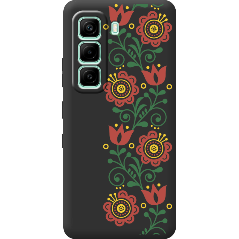 Чорний чохол BoxFace Infinix Hot 60i Ethno