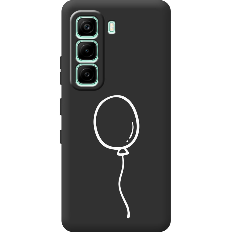 Чорний чохол BoxFace Infinix Hot 60i Balloon