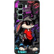 Чорний чохол BoxFace Infinix Hot 60i Малий вухань