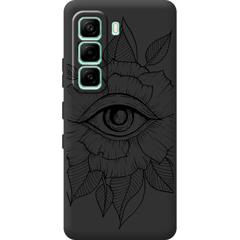 Чорний чохол BoxFace Infinix Hot 60i Eye