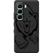 Чорний чохол BoxFace Infinix Hot 60i Grizzly Bear