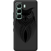 Чорний чохол BoxFace Infinix Hot 60i Owl