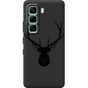 Чорний чохол BoxFace Infinix Hot 60i Deer