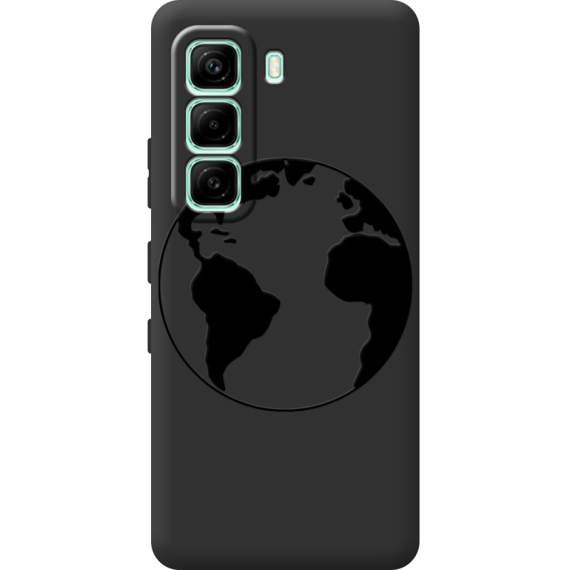 Чорний чохол BoxFace Infinix Hot 60i Earth