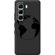 Чорний чохол BoxFace Infinix Hot 60i Earth