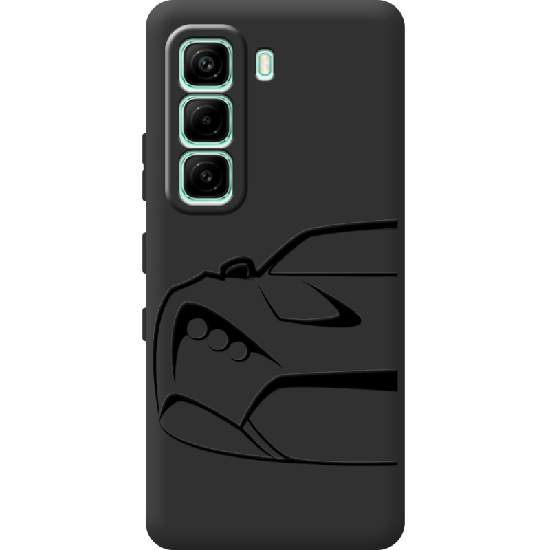 Чорний чохол BoxFace Infinix Hot 60i Sportcar