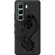 Чорний чохол BoxFace Infinix Hot 60i Snake