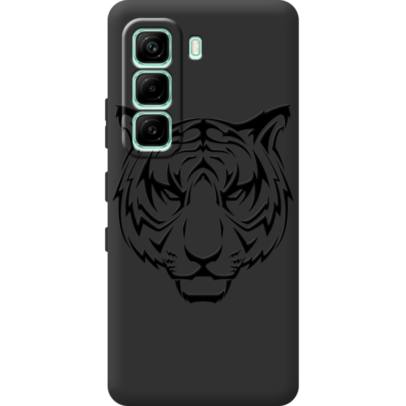 Чорний чохол BoxFace Infinix Hot 60i Tiger