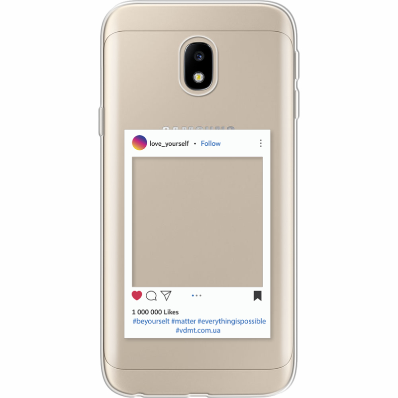 Прозрачный чехол Uprint Samsung J330 Galaxy J3 2017 Insta