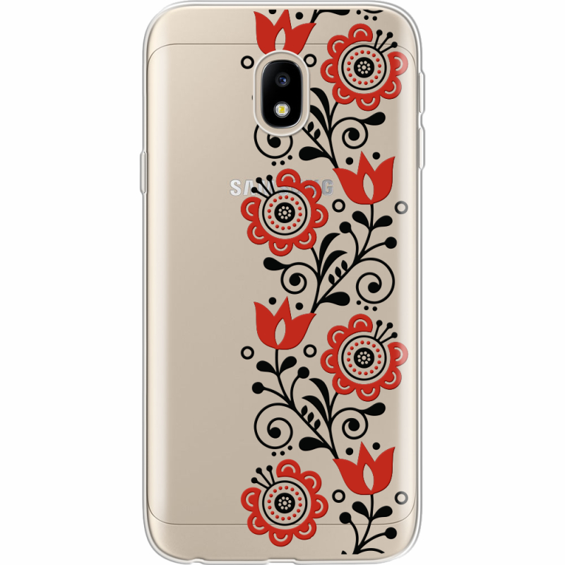 Прозрачный чехол Uprint Samsung J330 Galaxy J3 2017 Ethno Ornament