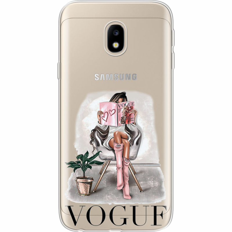 Прозрачный чехол Uprint Samsung J330 Galaxy J3 2017 VOGUE