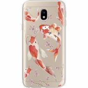 Прозрачный чехол Uprint Samsung J330 Galaxy J3 2017 Japanese Koi Fish