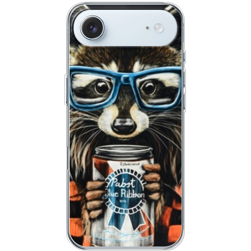 Чохол BoxFace Apple iPhone 17 Air Енот с банкой