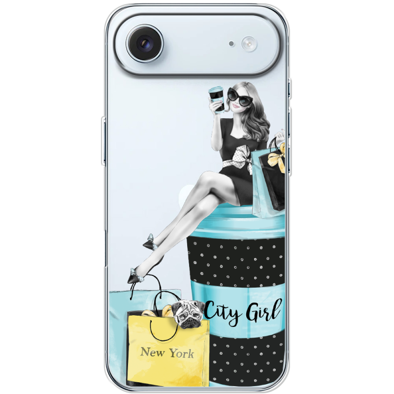 Прозорий чохол BoxFace Apple iPhone 17 Air City Girl