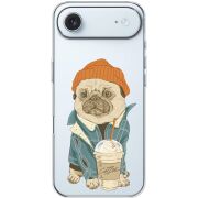 Прозорий чохол BoxFace Apple iPhone 17 Air Dog Coffeeman