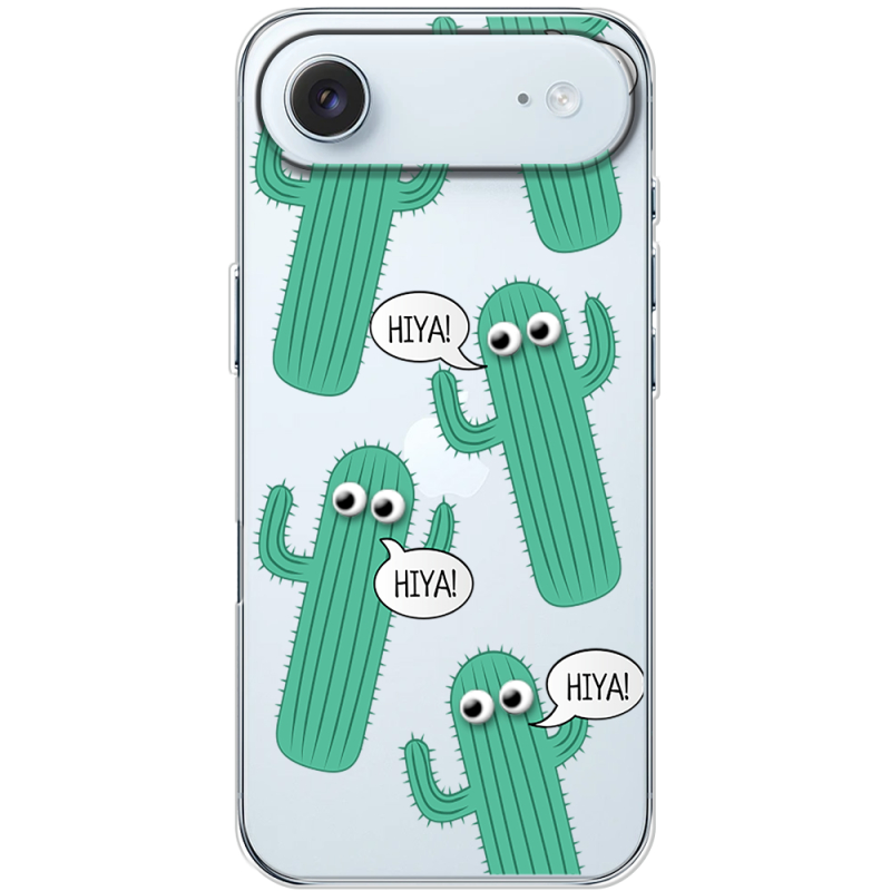 Прозорий чохол BoxFace Apple iPhone 17 Air с 3D-глазками HIYA