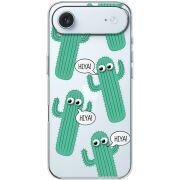 Прозорий чохол BoxFace Apple iPhone 17 Air с 3D-глазками HIYA