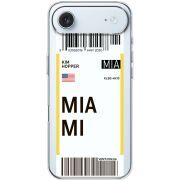 Прозорий чохол BoxFace Apple iPhone 17 Air Ticket Miami