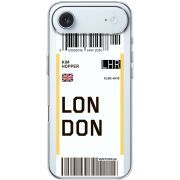 Прозорий чохол BoxFace Apple iPhone 17 Air Ticket London