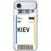 Прозорий чохол BoxFace Apple iPhone 17 Air Ticket Kiev