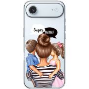 Прозорий чохол BoxFace Apple iPhone 17 Air Super Mama