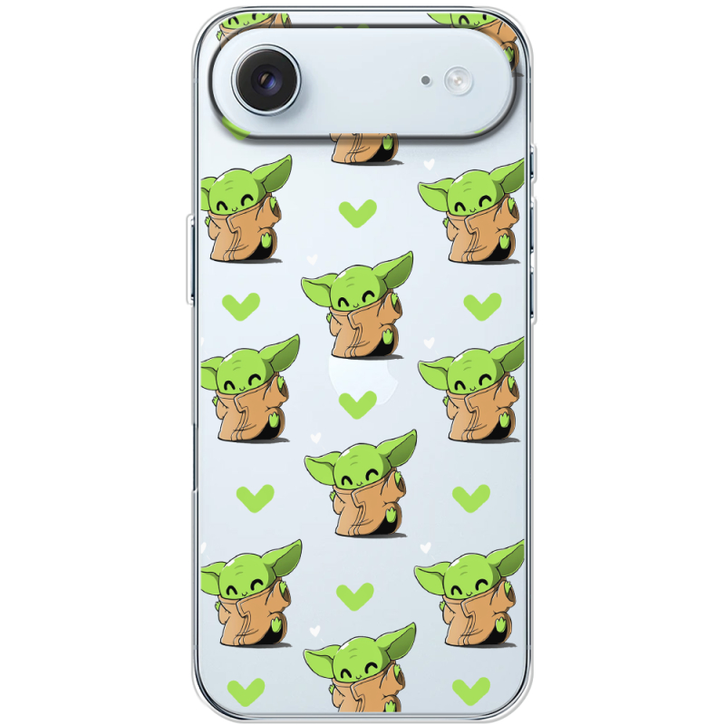 Прозорий чохол BoxFace Apple iPhone 17 Air Pattern Baby Yoda